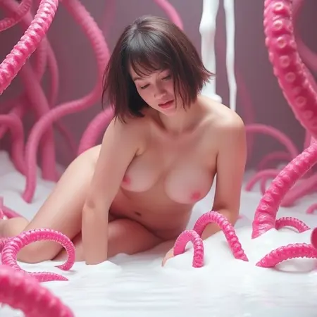White Slime Pink Tentacles DX - FLUX.Dev