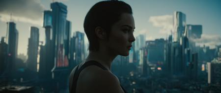 cinematic film still of  <lora:perfection style:0.3>
 <lora:detailed:0.1>
 <lora:Chiaroscuro Lighting Style:0.3>
 <lora:cyberpunk style v2:0.9>
 <lora:Cyberpunk Style:0.1>
In Cyberpunk city a city with a lot of tall buildings,bionic,transhuman,Dystopia,Dystopian,kakotopia,Science fiction,high tech,low life,societal collapse,Artificial,Posthuman,future,futuristic,Artificial intelligence,Cyborg,genetically-enhanced humans,sci-fi,Cyberpunk Style,outdoors,sky,cloud,no humans,night,cloudy sky,building,scenery,science fiction,rain,city,cityscape,skyscraper,city lights,neon lights,Cyberpunk Style , science fiction, futuristic setting, detailed background, dramatic light, dramatic shadow light, contrast, cinematic color, cinematic look, filmic, realistic, realism, perfection, perfect, different, cinematic, film, cinematography, artstation, Cyberpunk city style, Cyberpunk style, shallow depth of field, vignette, highly detailed, high budget, bokeh, cinemascope, moody, epic, gorgeous, film grain, grainy