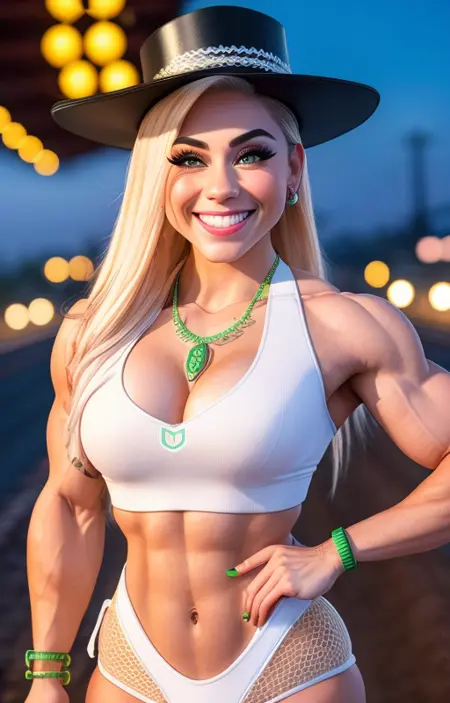 Muscular Woman - Fitness Model