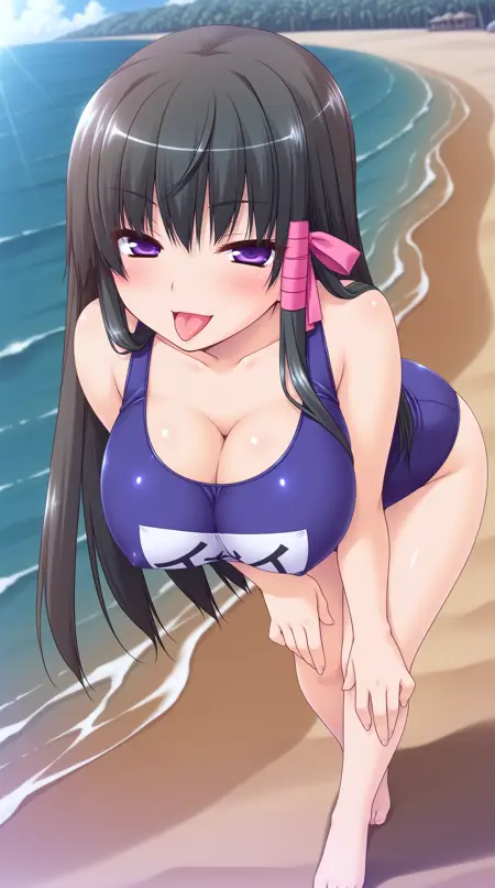 Kuroba Kaede [Bi-chiku Beach ~Nangoku Nyuujoku Satsueikai~ Anime Version]