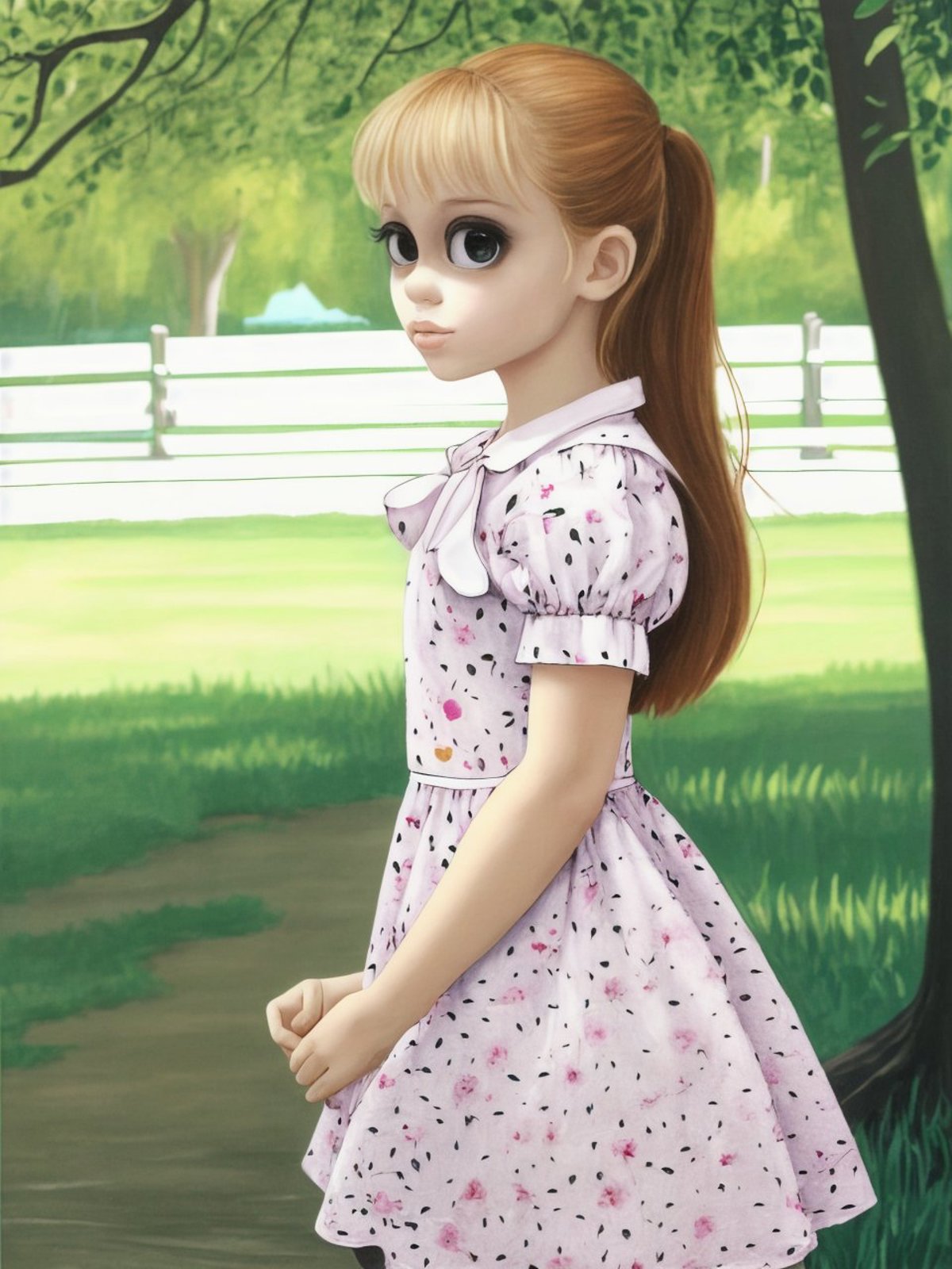 Big Eyes (Margaret Keane artstyle) image by ainow