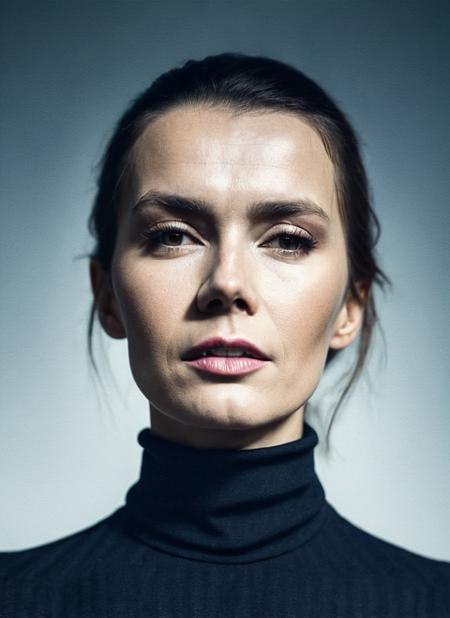 analog style, modelshoot style, A stunning intricate full color portrait of (sks woman:1),wearing a black turtleneck, epic character composition, by ilya kuvshinov, alessio albi, nina masic, sharp focus, natural lighting, subsurface scattering, f2, 35mm, film grain, <lora:locon_olga_v1_from_v1_64_32:1.3>