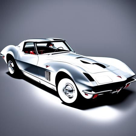 (corvette style:1) classic sports car <lora:djzCorvetteV21:0.8>