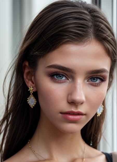 PA7_Portrait-HL_v2, close up portrait of Alexandra Botez, detailed eyes, detailed lips, (8k, high quality, shot on Hasselblad X 1D II digital), earrings, necklace, <lora:epiCRealismHelper:0.99>, <lora:add_detail:1>