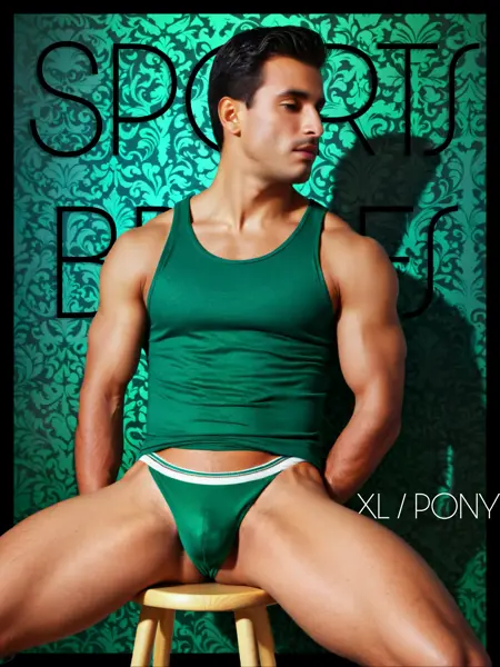 XL / Pony - Men's Burnout Sports Briefs & Tank Top