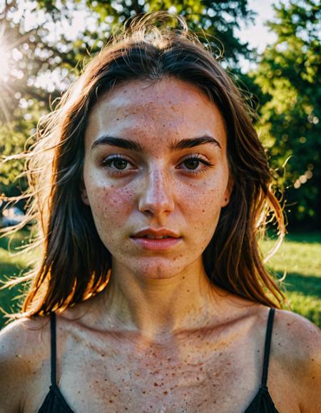 photograph selfie of a 25 year old woman, imperfect skin face, imperfect skin body, acne on the body, outdoors,cinematic, 50mm . cinematic 4k epic detailed 4k epic detailed photograph shot on kodak detailed cinematic hbo dark moody, 35mm photo, grainy, vignette, vintage, Kodachrome, Lomography, stained, highly detailed, found footage, selfie of a 25 year old woman, imperfect skin face, imperfect skin body, acne on the body, outdoors,cinematic, focus, extremely detailed, intricate, elegant, highly thought original, fine detail, colorful, holy, dramatic light, modern, new classic, color great composition, cinematic, dynamic, rich colors, aesthetic, creative, positive, thoughtful