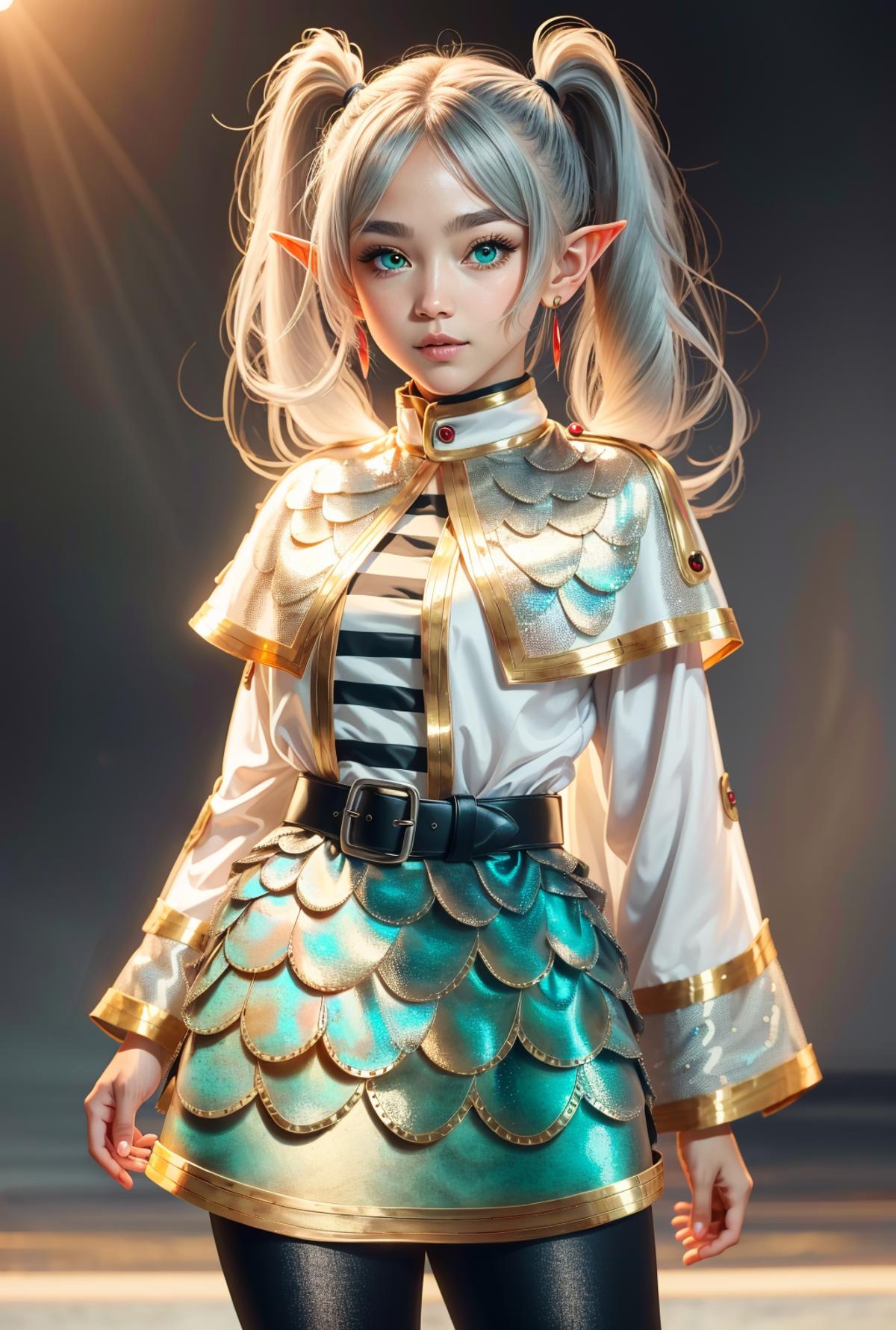 AI model image by fansay