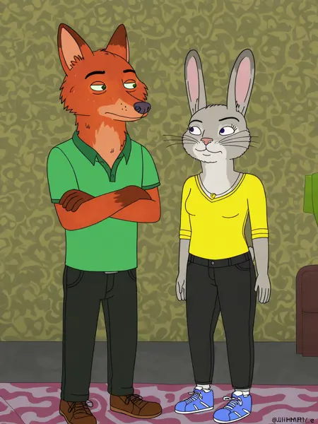 Bojack Horseman Style