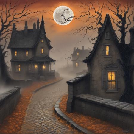 Halloween_Melancholy_Atmosphere SDXL (Fog)