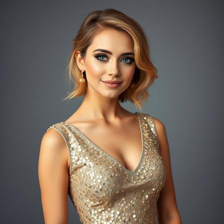 20 years old, beautiful, makeup, eyeshadow, gold and silver dress, cocktail dress, cocktail dresses, sequin dress, glitter dress,( skimpy dress:1.5),( tight dress:1.5), short dress, short skirt, ( skintight dress:1.5)