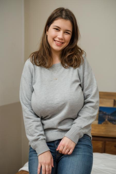 terry busty chubby smiling