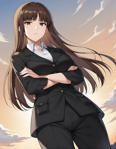 [Request] Shiho Nishizumi (Girls und Panzer) / SDXL Pony Diffusion