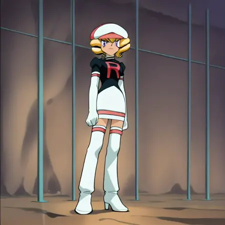 Domino (ドミノ) aka 007 and Black Tulip Pokemon Anime (Illustrious)