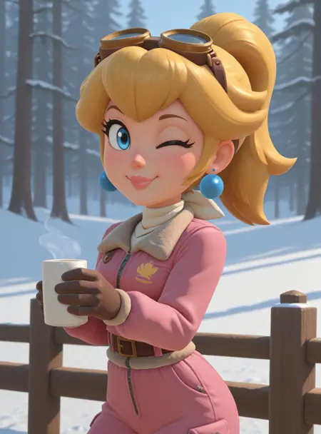 Princess Peach (Aviator) - Mario Kart World