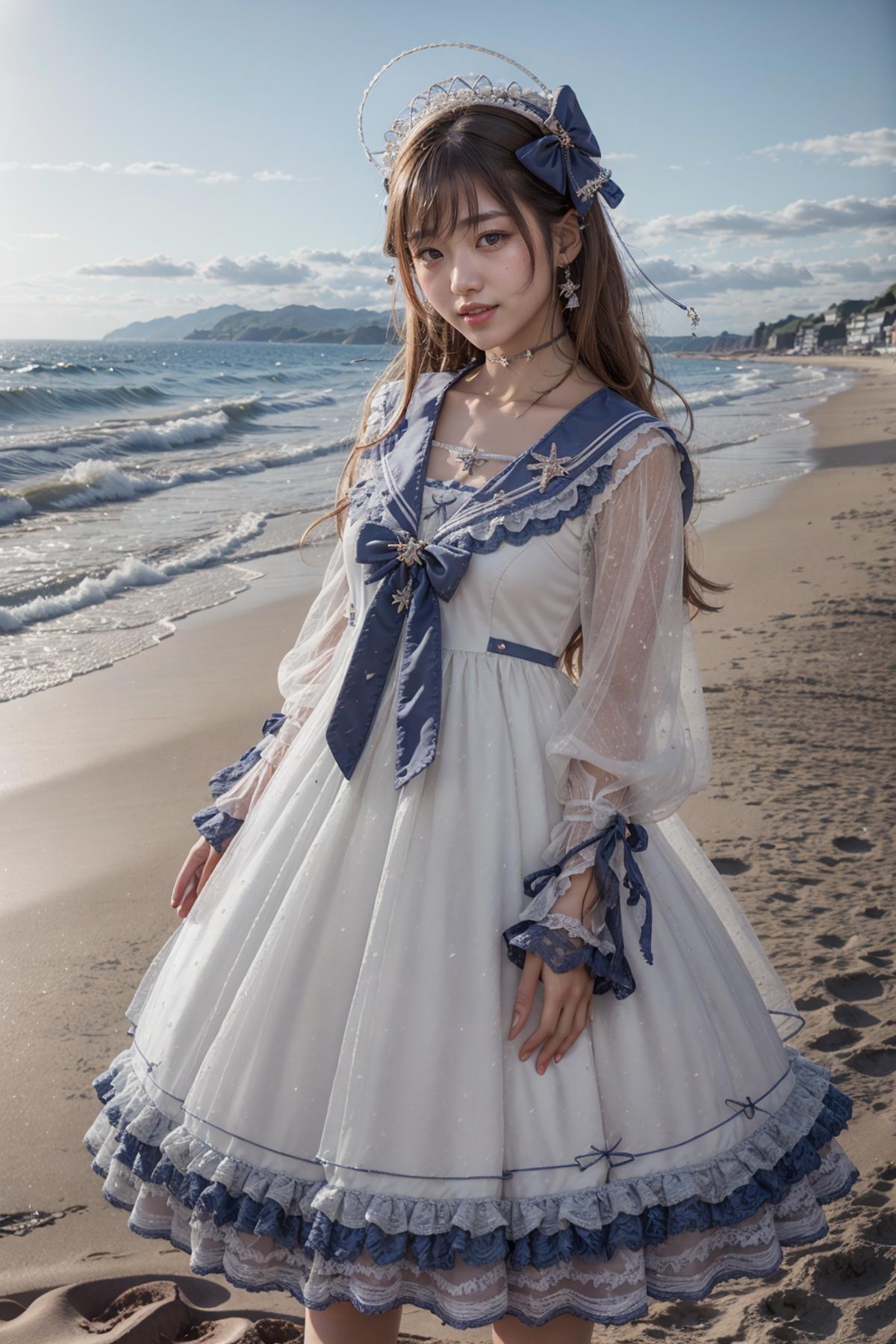 【浅海星辰】Dress No.11 White Dress image by feetie