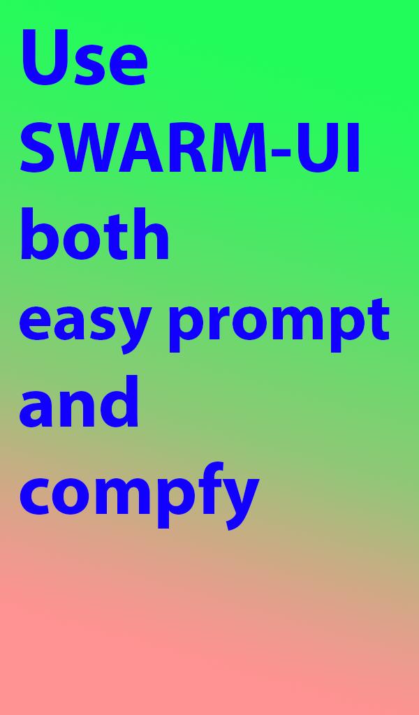 use Swarm-UI !!!