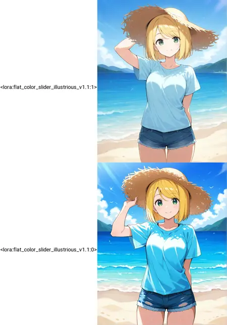 Flat Color Slider [for illustrious]