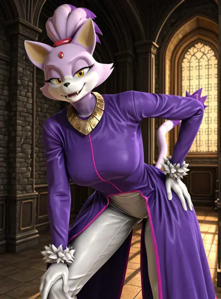 Blaze the Cat - (by Warfaremachine)