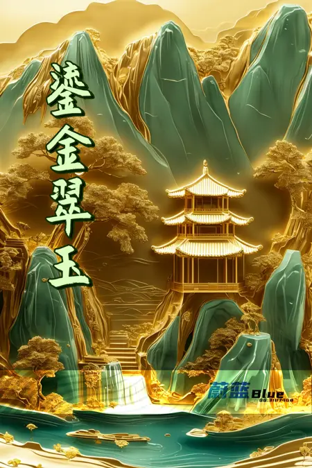 蔚蓝Blue鎏金翠玉