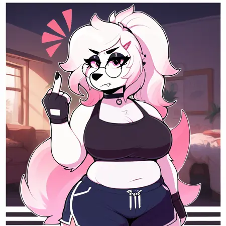 Goth Wolf (WirelessShiba)