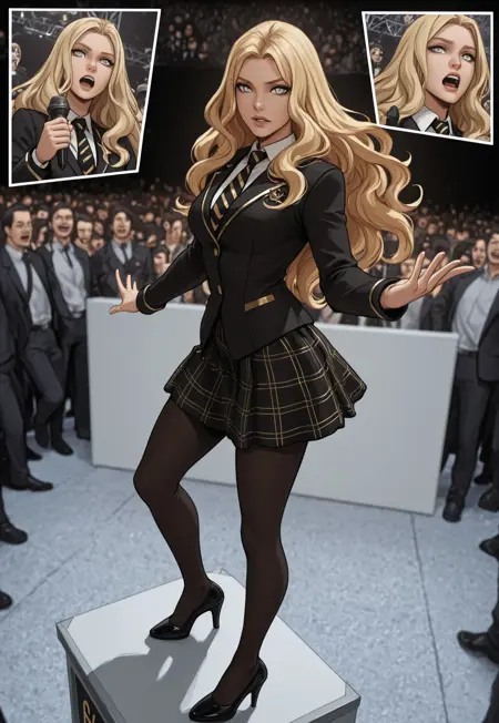 Leona Eristas - Renisce University - Sparlaverse (Anime|Webtoon|Manhwa Style)