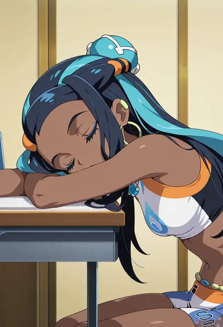 Sleeping On Desk - Concept