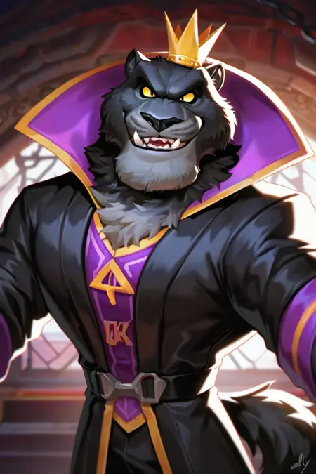 Panther king | conker's bad fur day