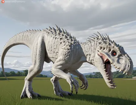 indominus rex - Jurassic World Evolution ( Illustrious )