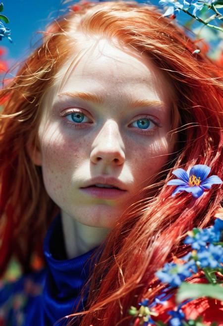 against glass,(masterpiece, best quality:1.4), perfect body,  long hair, brown hair, brown eyes, parted lips, , detailed skin,model photoshoot,((light red hair)), photography by (Ethel Warwick:1.3), modelshoot, pose, , (Ethel Warwick: 1,2) award winning photo macro shot of a beautiful albino young woman lying in a majestic black flowerbed,, dynamic lighting, cinematic still, , screencap, skin texture, (Motion Blur Photography by Sarah Charlesworth and Andres Serrano:1.2),mercenary captain, aesthetic of photocollage with virulent atmosphere, god rays, entire scene in focus, f/11, symmetry and balance, creative stunning opus magnum with magnificent details, award winning, (Double Exposure Portraits by Nat Finkelstein and Sonja Bullaty:0.1), (pearl white and pigmented colors:0.1), <lora:MJ52:0.75> <lora:nurlens_SDXL_V0.1:0.4> NurLens, photography<lora:MJ52:0.5>>contemplative, smirk, piercing blue eyes, extremely long hair, sleek hair, portrait, dynamic pose, (blue turtleneck), 100mm f/2.8 macro lens, , full body, battle stancevibrant, highly detailed,byJocelyn Hobbie and Charles Dwyer, Triadic color guide,Leica Q2 with Summilux 28mm f/1.7 ASPH, hanfu,clear face, Ultra High Resolution, wallpaper, 8K,Rich texture details, hyper detailed, detailed eyes, detailed background, dramatic angle, epic composition, SimplepositiveXLv1 (masterpiece, high quality, fisheye:1.2), (close-up portrait:1.1), solo, model photoshoot,, a stylish girl,