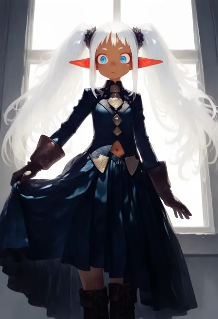 Dacelty Style - Dark Elf Gals/Otoko no Kos, with Backgrounds [PonyXL V6]