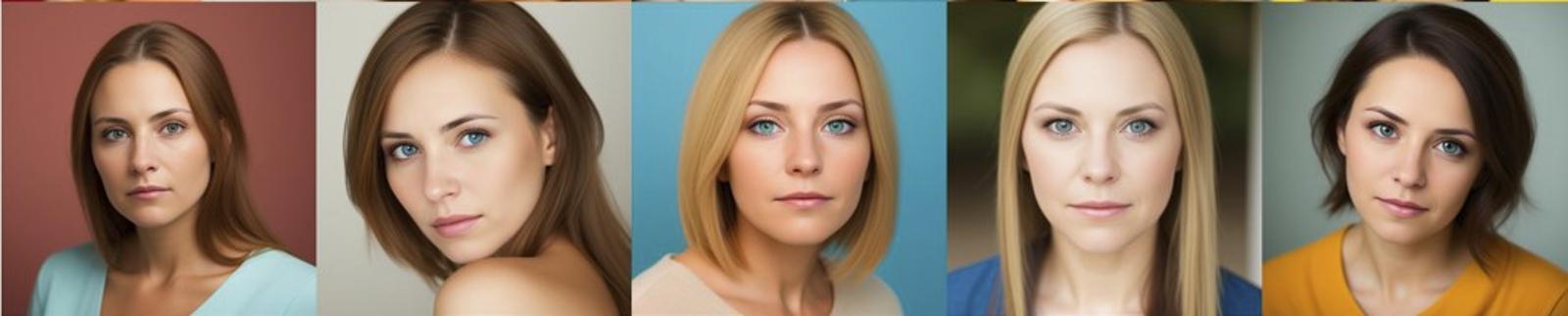 Models producing similar looking faces