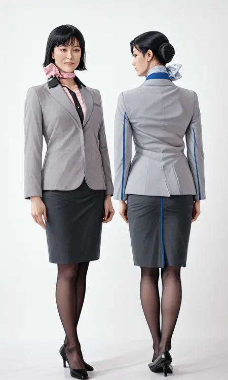 ANA CA 10代目制服|ANA Stewardess Uniform|全日本空輸 キャビンアテンダント（CA、客室乗務員）第十代制服