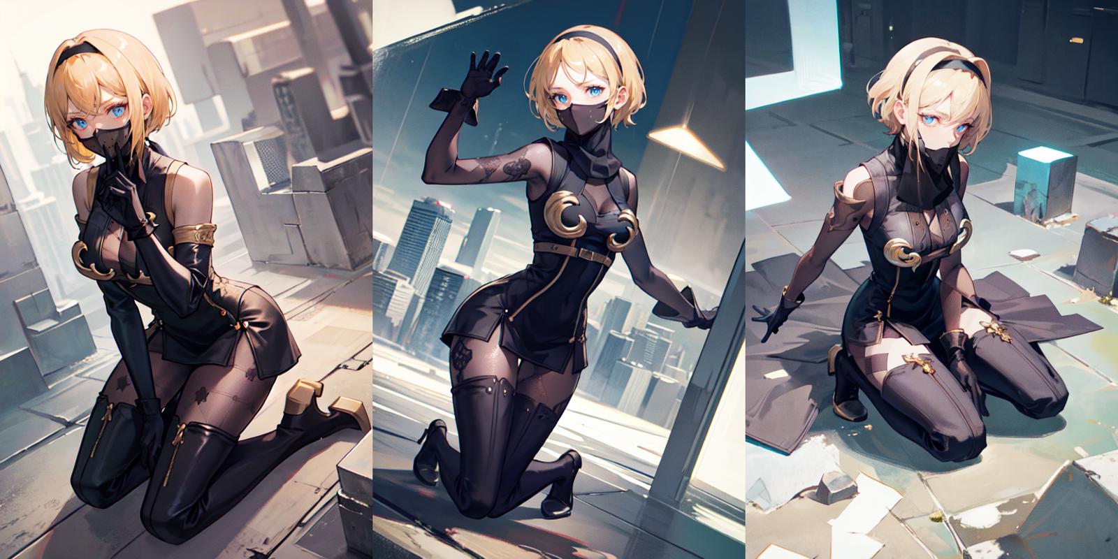 Operator 6O & 21O (NieR:Automata) LoRA image by bluelovers