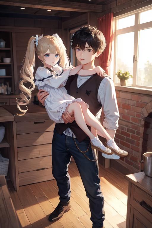 Carrying person / Princess carry image by WaifuByMinion