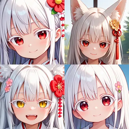 [SDXL] White eyelashes helper / 白い睫毛補助