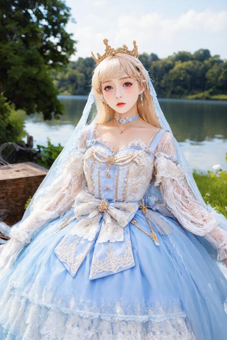 【FLUX Lora NO.7】Lolita Dress Spring in the Garden 洛丽塔裙 春时花宴 v1.0