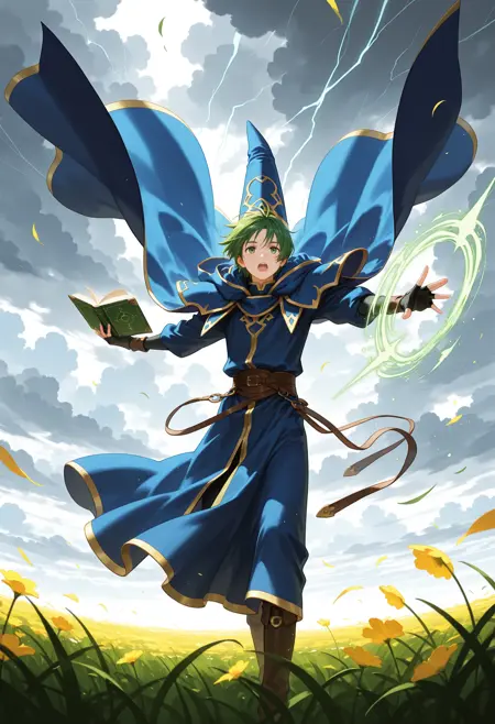 Merric / マリク (Fire Emblem) Illustrious