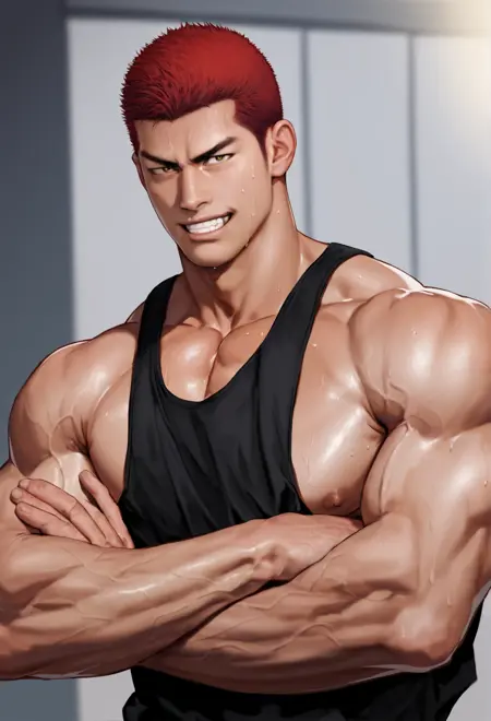 Hanamichi Sakuragi - Slam Dunk (Pony + SD1.5)