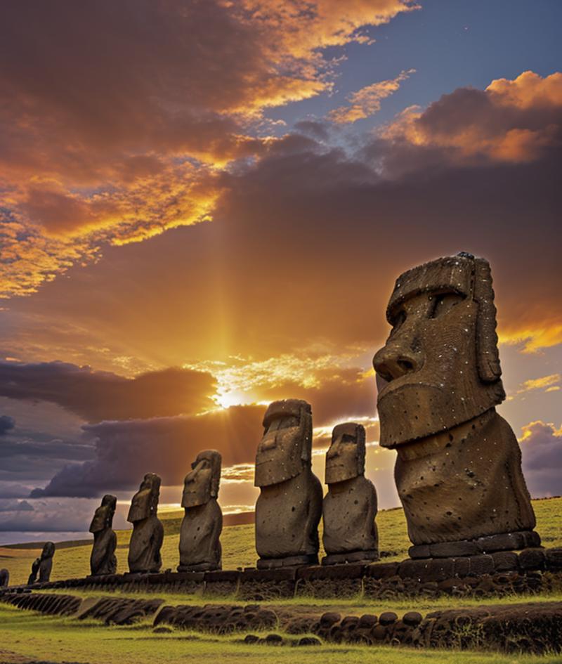 Moai - Easter Island "Rapa Nui" image by zerokool