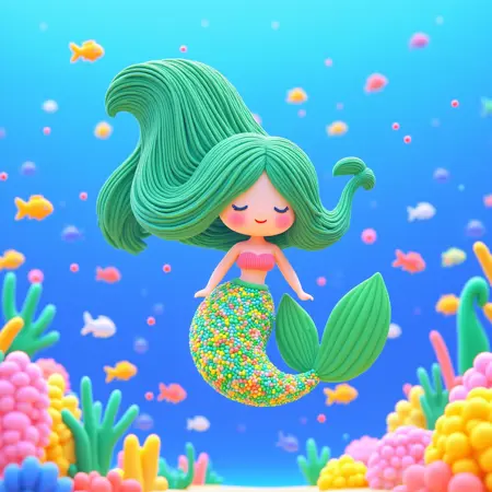 【Game Assets】A World Made of Colorful Candy Beads 丨 Dense Cluster-Phobics Enter With Caution