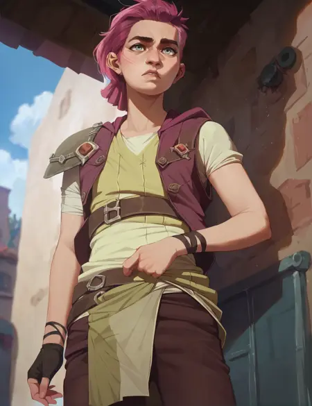 Vi (I Act) - Arcane PonyDiffusion XL