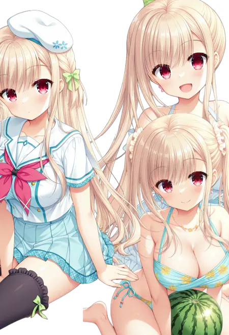 Kashima Riri 鹿島 理々 - (3 OUTFITS) Kakenuke★Seishun Sparking! かけぬけ★青春スパーキング！