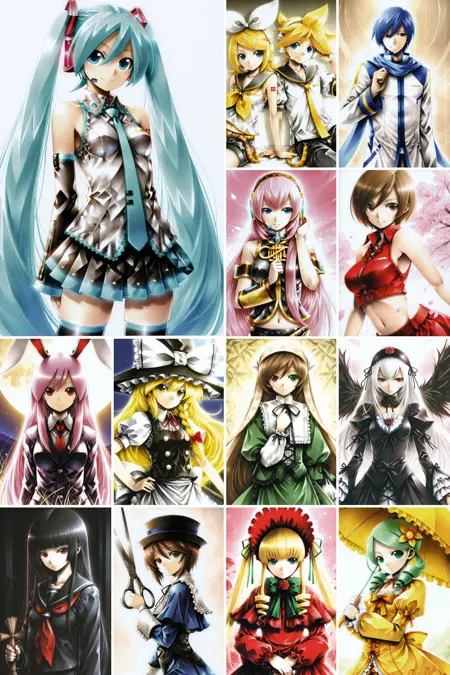 [illustrious XL] KEI 《Vocaloid》初音未来/初音ミク/Hatsune Miku - Artist Style