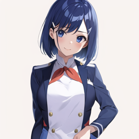 masterpiece, best quality, 1girl, ichigo,  hairclip, uniform, <lora:qqq-ichigo-v1:0.8>