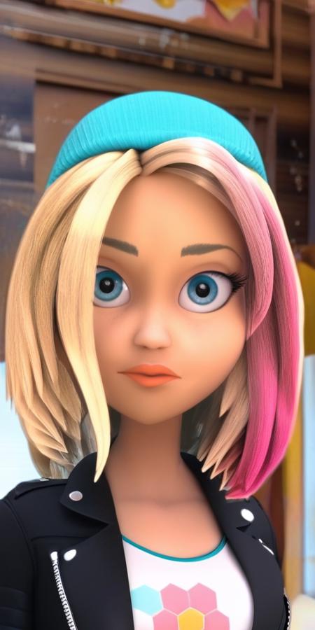 Zoe Lee, Ladybug, Miraculous. Different models and attires. 🔵 Civilian (Pony)