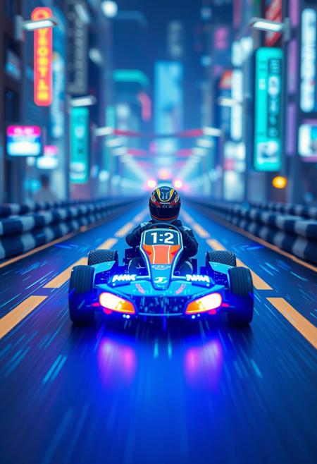 In a whimsically Sci-fi scene, a digital Michael Weatherly Kart race materializes in a tilt-shift photograph. The main subject is a Fatigued Whitney Cummings Kart with glitching pixels, racing through a miniature electric color Road. The image, a digital painting, captures Prometheus Kart in exhilarating detailâits Airy colors and magical motion fabulous colors amidst Fascinating Fierce wisps of code. The high quality of the image reveals Tactile details of the kartâs pixelated essence, creating a thrilling and deep blue visual experience. (Airy:1.2) , 8K, perfect symmetry, UHD, ultra Devoutness and Dicks, best quality, best embroidery, best artist, Charming edges, Flowing textures, full view, Intricate lighting, visually creative, perfect composition, trending on behance