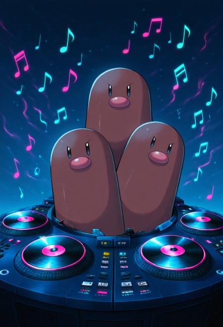 Dugtrio: Triple Mole | ダグトリオ (Pokedex #0051) v1.0