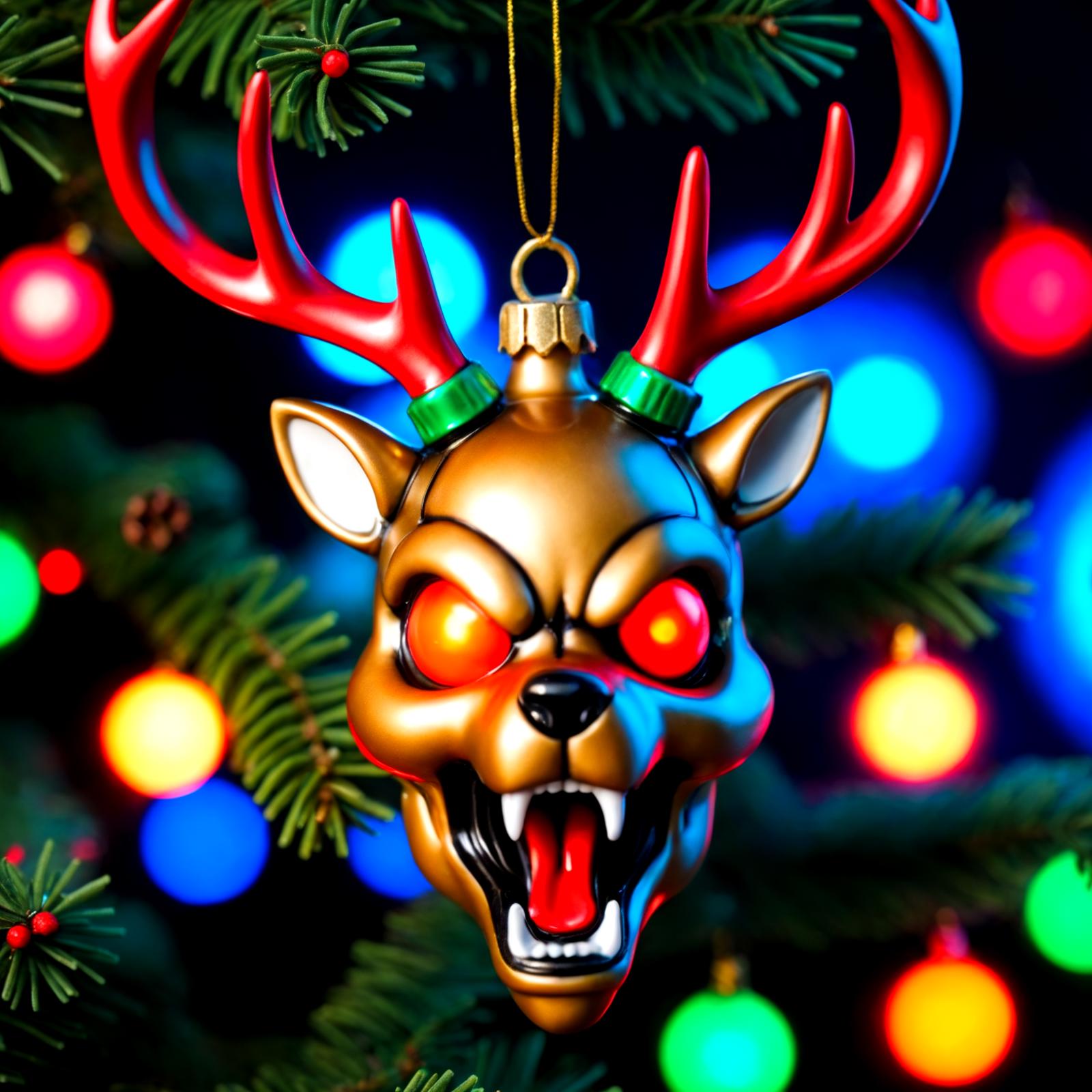 Christmas Bauble Face (Style) [SDXL] Team Red image by denrakeiw