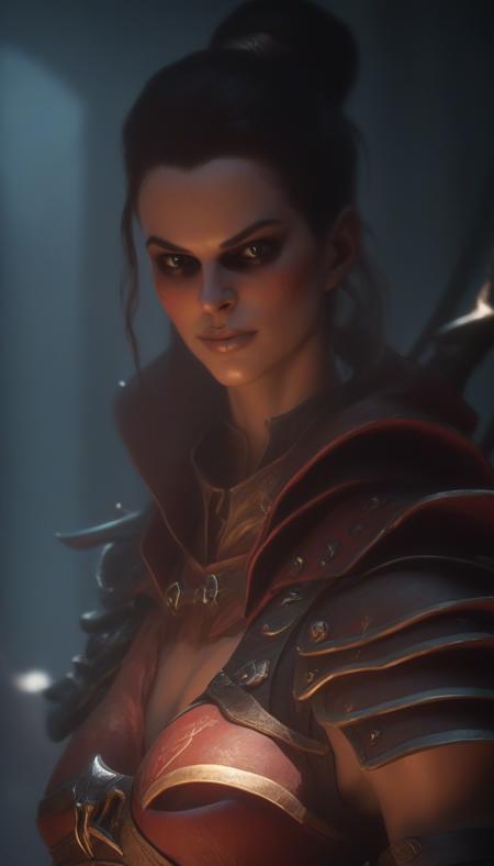 Cinematic scene, portrait, diablo 4 rogue <lora:diablo_4_rogue_v0.0.1:1>