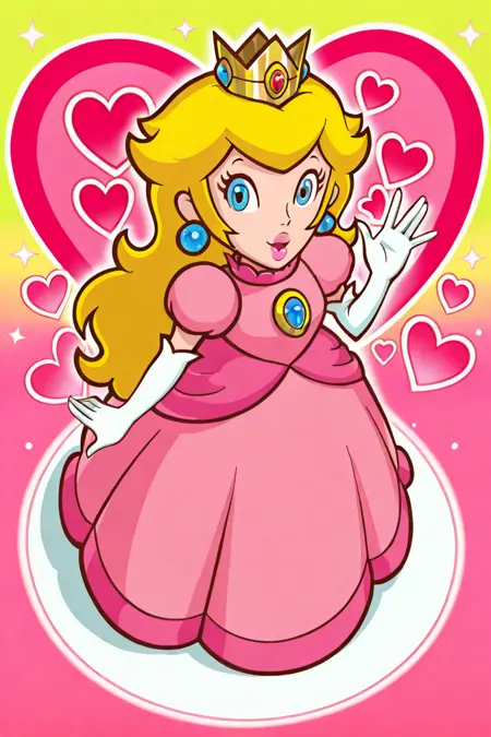 Super Princess Peach - Game Style [Illustrious + Pony]